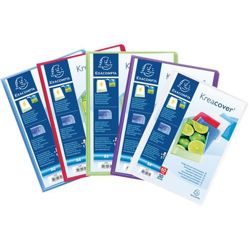 PROTÈGE DOCUMENTS 60 VUES PP (PAR LOT DE 12 PIÈCES) - EXACOMPTA