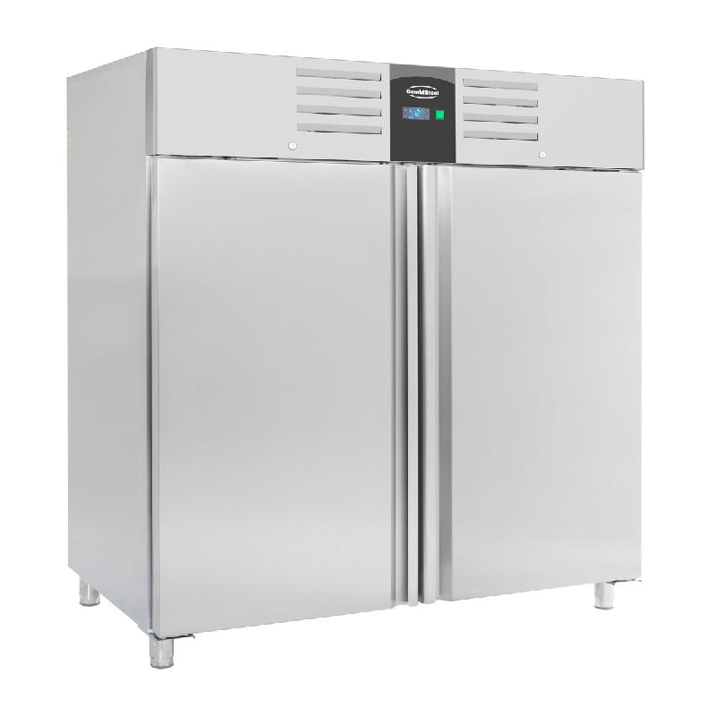 Réfrigérateur en acier inoxydable 2 portes - 1400L  Combisteel -  7450.0252 - gris inox 7450.0252_0