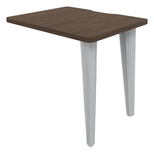 RETOUR EVIDENCE 80 X 60 CM NOYER PIED ALU - VINCO