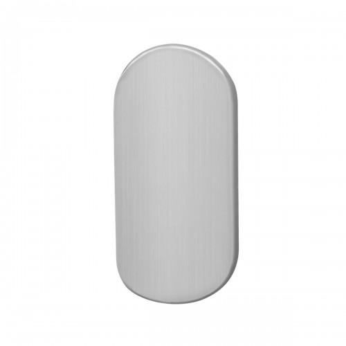 ROSACE DE SÉCURITÉ ÉTROITE OVALE POUR PORTE CHASSIS EZ145 - INOX SATINÉ - BEC DE CANE KARCHER DESIGN
