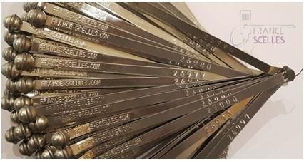 Scellé feuillard métallique JEKLO fixe - sécurité pour wagons, camions et containers - bords recourbés_0