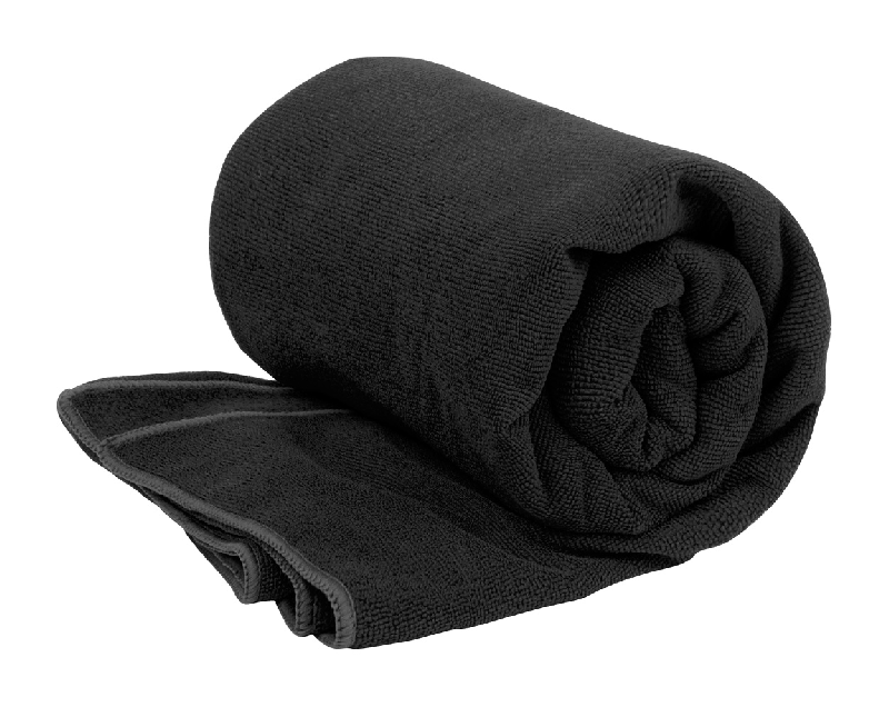 Serviette en microfibre - grande taille - 310 g/m² - couleur noire - 470 g_0