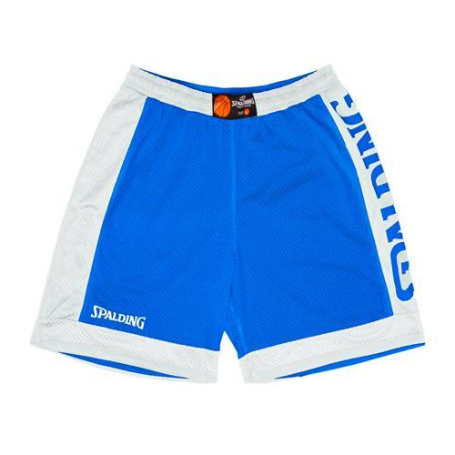 SHORT BASKET RÉVERSIBLE - SPALDING - BLEU BLANC