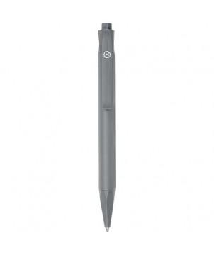 STYLO BILLE TERRA EN PLASTIQUE DE MAÏS GRIS - STYLOS PUBLICITAIRES ÉCOLOGIQUES PERSONNALISÉS