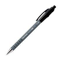 STYLO ROLLER PAPERMATE FLEXGRIP GEL RÉTRACTABLE POINTE 0,7 MM - ÉCRITURE MOYENNE - NOIR - LOT DE 2