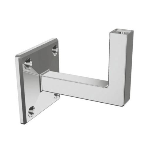 SUPPORTS MURAUX MAIN COURANTE - CARRÉE - 40 X 40MM - INOX - 4 TROUS DESIGN PRODUCTION