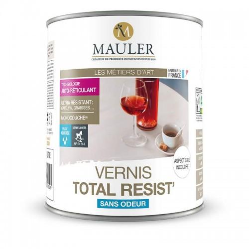 VERNIS TOTAL RÉSIST' - 0,5 LITRE - INCOLORE BRILLANT MAULER