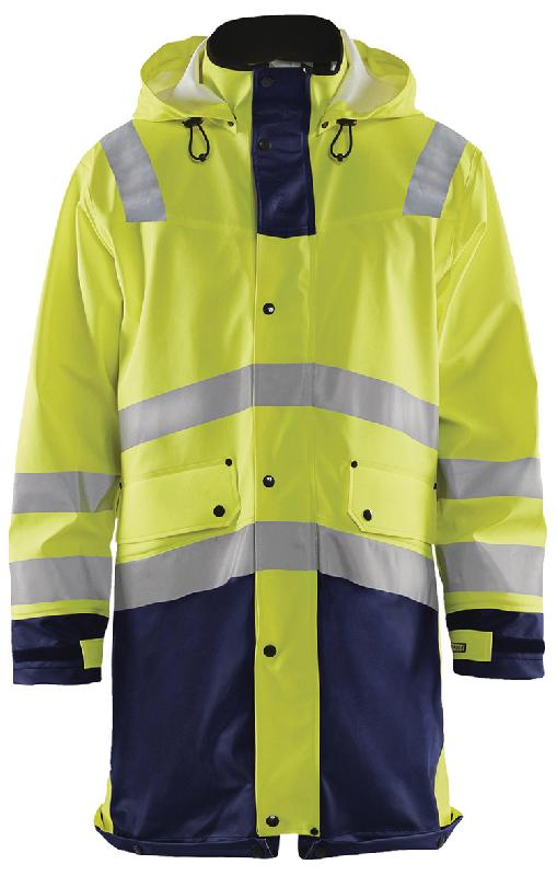 VESTE DE PLUIE HAUTE VISIBILITÉ NIVEAU 3 TAILLE XS - MANUTAN COLLECTIVITÉS