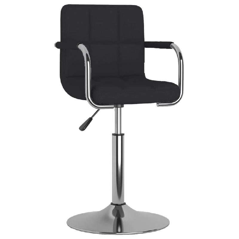 VidaXL Chaise de salle à manger Tissu Noir Modèle Karma Design - 8720286744109_0