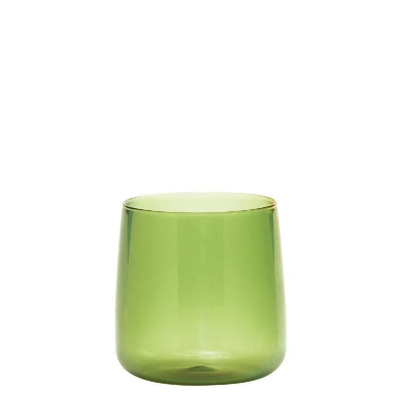 Zafferano Lot De 6 Verres No Bilia En Verre Borosilicaté Soufflé À La Main Couleur Verte Design Élégant Et Résistant Pour Table Moderne Et Polyv_0