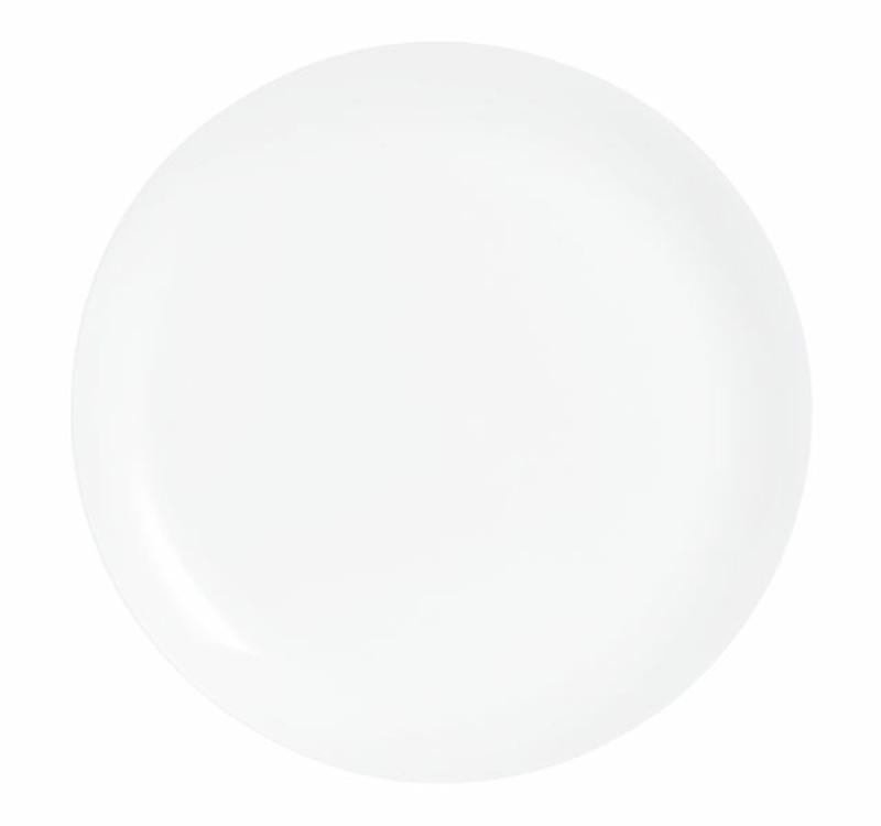 ASSIETTE PLATE ROND BLANC VERRE Ø 27,3 CM EVOLUTIONS ARCOROC