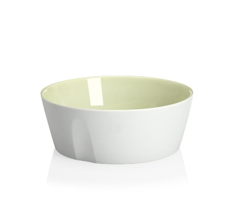 BOL VERT PORCELAINE Ø 14 CM LA VAISSELLE DE L'ECONOME DEGRENNE