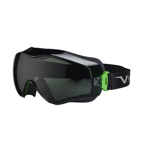 UNIVET 6X3.00.00.05 6X3 LUNETTES DE SÉCURITÉ À VERRES GRIS FONCÉ/VERT_0