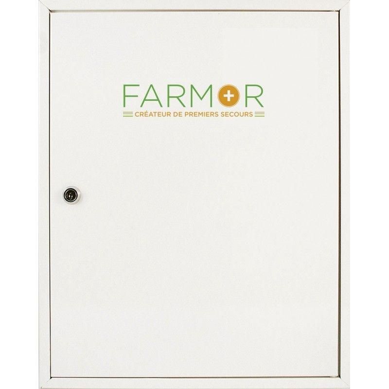 AMOIRE À PHARMACIE FARMOR - BLANCHE - AVEC CLÉ - ARM 4001 MV