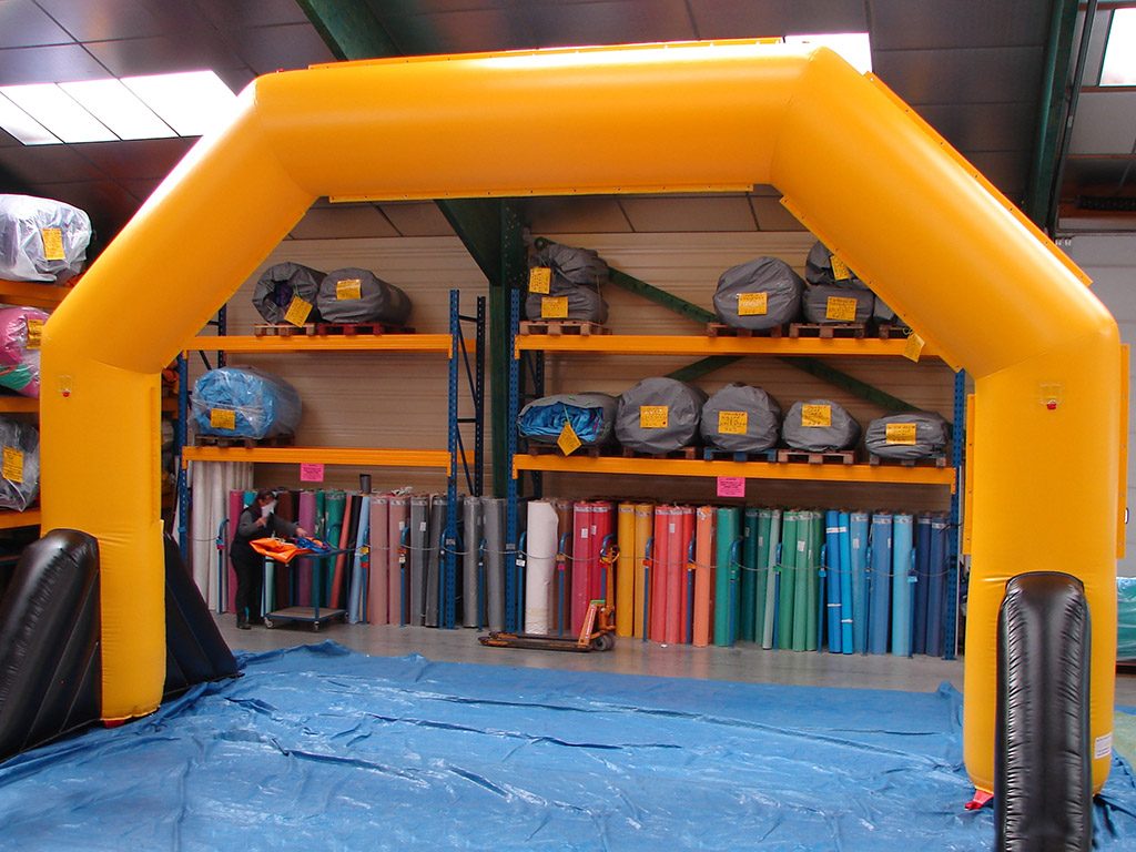 Arche gonflable publicitaire avec stabilisateurs - 6x4m Ø1M - Délimitation départs et arrivées événements sportifs_0