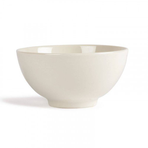 BOLS À RIZ EN PORCELAINE IVOIRE OLYMPIA Ø 130 MM - LOT DE 12