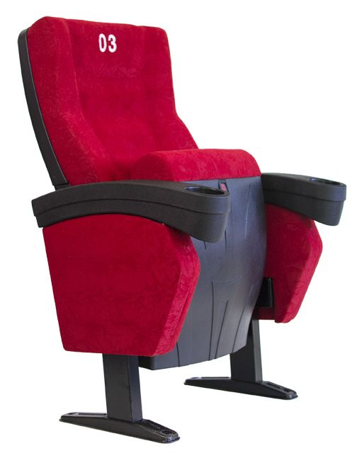 Buscarini - Fauteuil de cinéma Ezcaray - structure en acier, housse de siège, accoudoirs en polyuréthane_0
