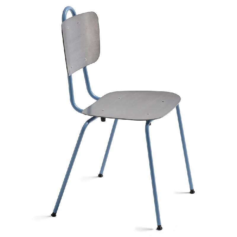 Chaise School - Mobilier pour terrasses CHR - Hauteur 84 cm, Largeur 50 cm, Profondeur 49 cm_0