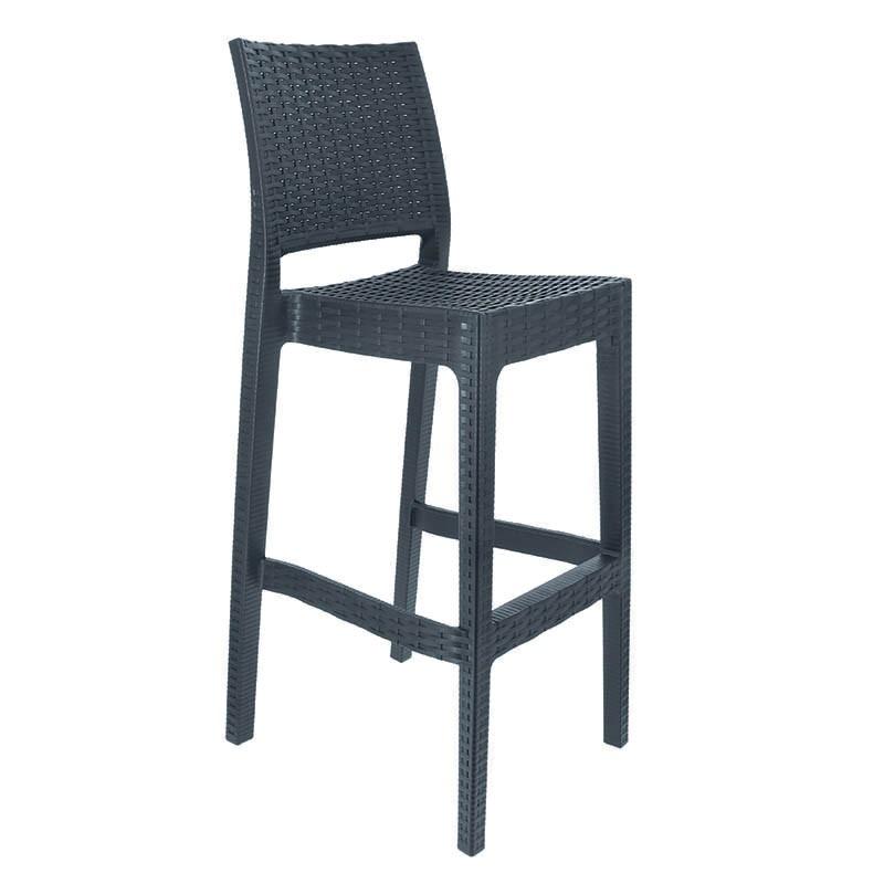 Chaise haute Exterieure Cuba - GRIS_0