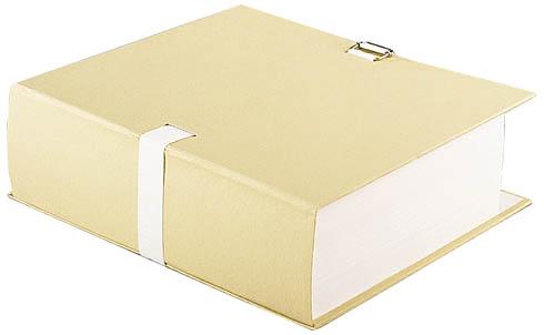 LOT DE 10 - CHEMISE EXTENSIBLE SANS RABAT EXACOMPTA À BOUCLE DOS 12 CM MASTIC