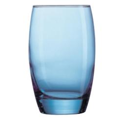 Chopes bleues Arcoroc Salto 350ml - lot de 24 - verre E-CJ483 - lavables au lave-verres_0