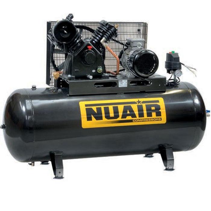 Compresseur à piston marche lente - Cylindre en V - Réservoir 270 litres - 5,5 CV triphasé - NUAIR_0