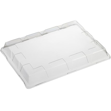 COUVERCLES POUR PLATEAU REPAS 5 ALVÉOLES 32 X 23 CM SOLIA (VENDU PAR 150)