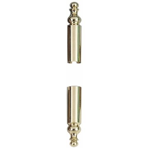 DEMI CACHE-FICHES LAITON POLI GC 839 POUR FICHES EXACTA-DIAMÈTRE 14MM-4 PIÈCES OTLAV