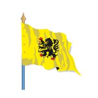DRAPEAU DE PROVINCE HISTORIQUE FLANDRES
