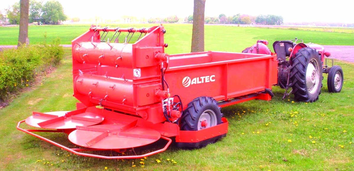 Dt125r axiale pailleuse agricole spéciale volaille - altec - paillage à disques 6 m_0