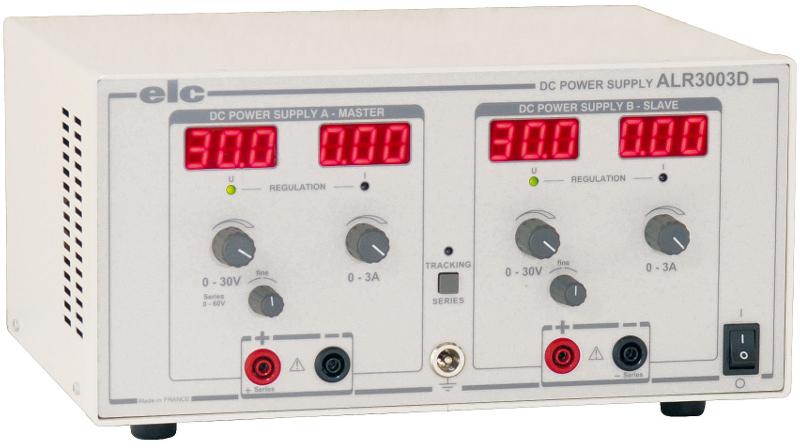 Alimentation DC double linéaire et stabilisée 180W - 2x 0-30V ou 1x 0-60V - ELCALR3003D_0