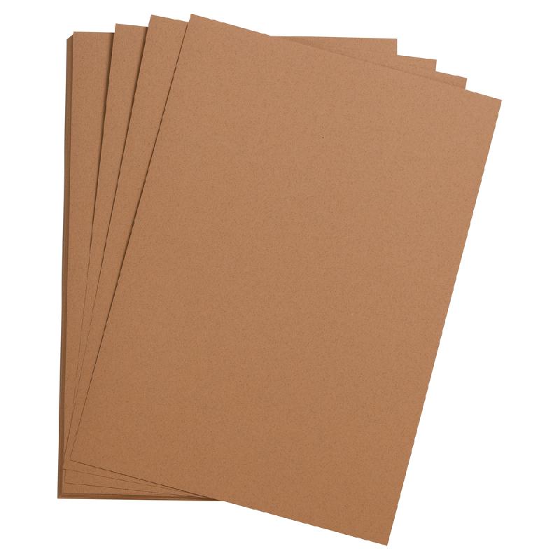 ETIVAL COLOR PAQUET 5F A4 160G - SAUMON - LOT DE 5