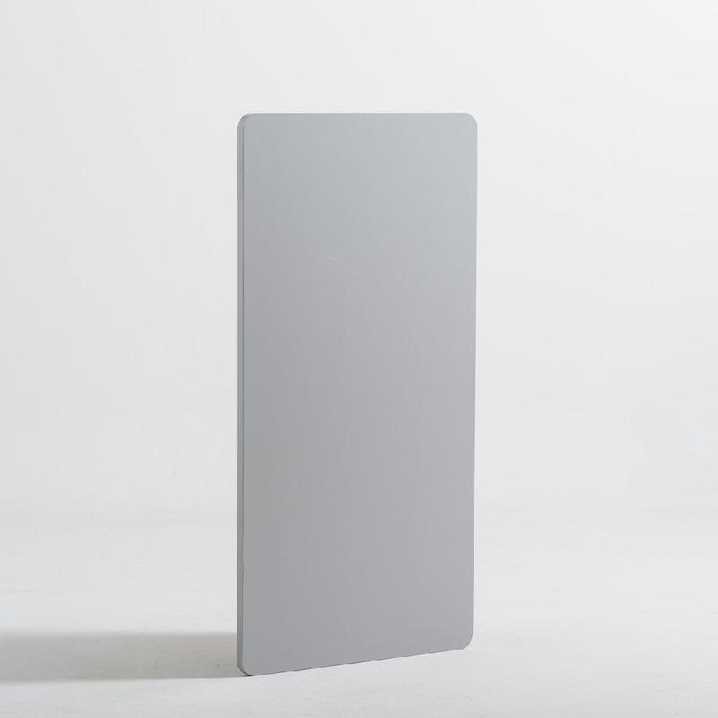 Façade de comptoir d'accueil L56xP2xH107cm Ep.19mm - Réceptio - Gris - Modularité d'agencement_0
