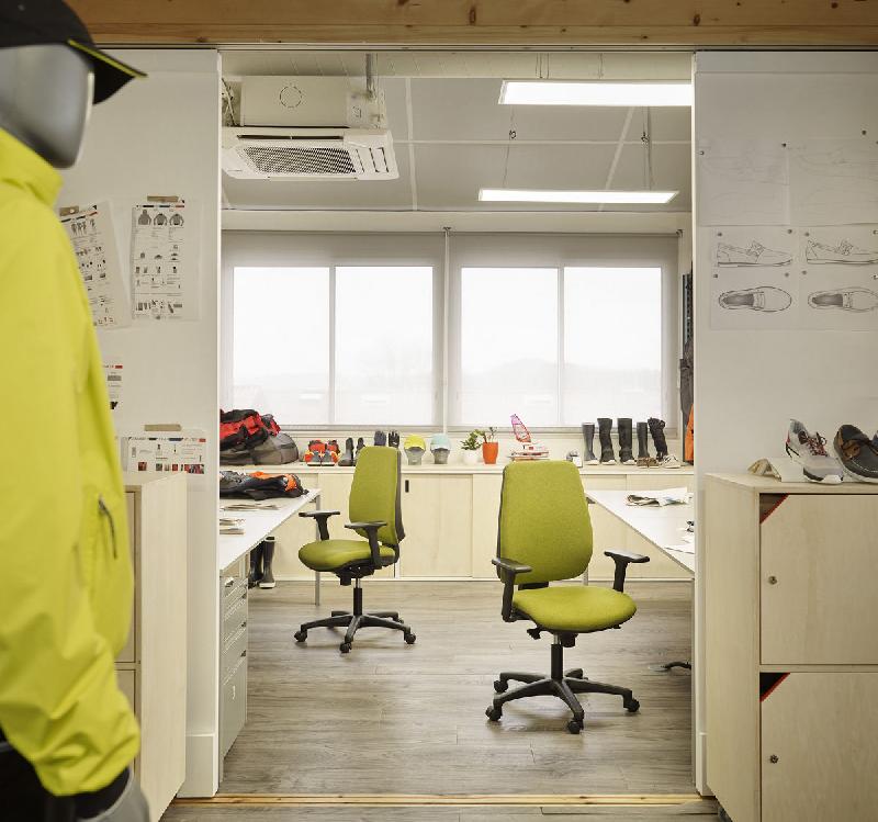 Fauteuil de bureau LANDER - Dossier haut - Contact permanent - Fabriqué en France - Marque Sokoa_0