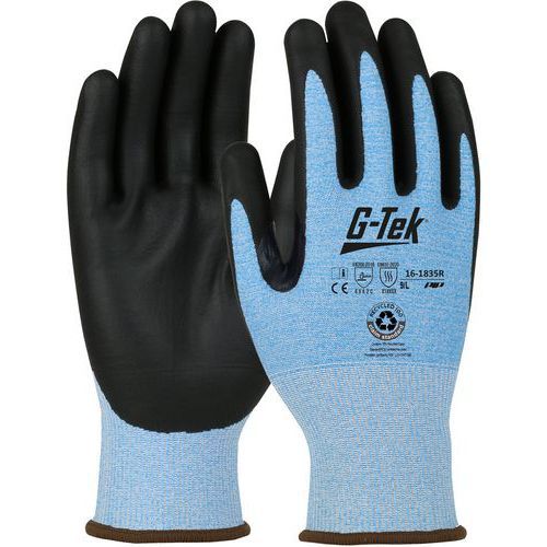 GANTS ANTICOUPURE ANTI-COUPURE CLASSE C MOUSSE NITRILE - TAILLE 11