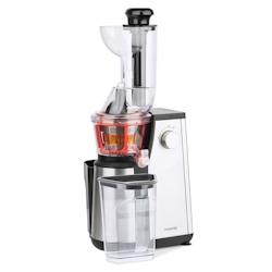 H.Koenig_GSX24 Mixeur Presse à Froid pour Fruits et Légumes, Extracteur de Jus, Multifonctions, Buse Extra Large, 1L, 400 W, Sans BPA - noir inox GS_0