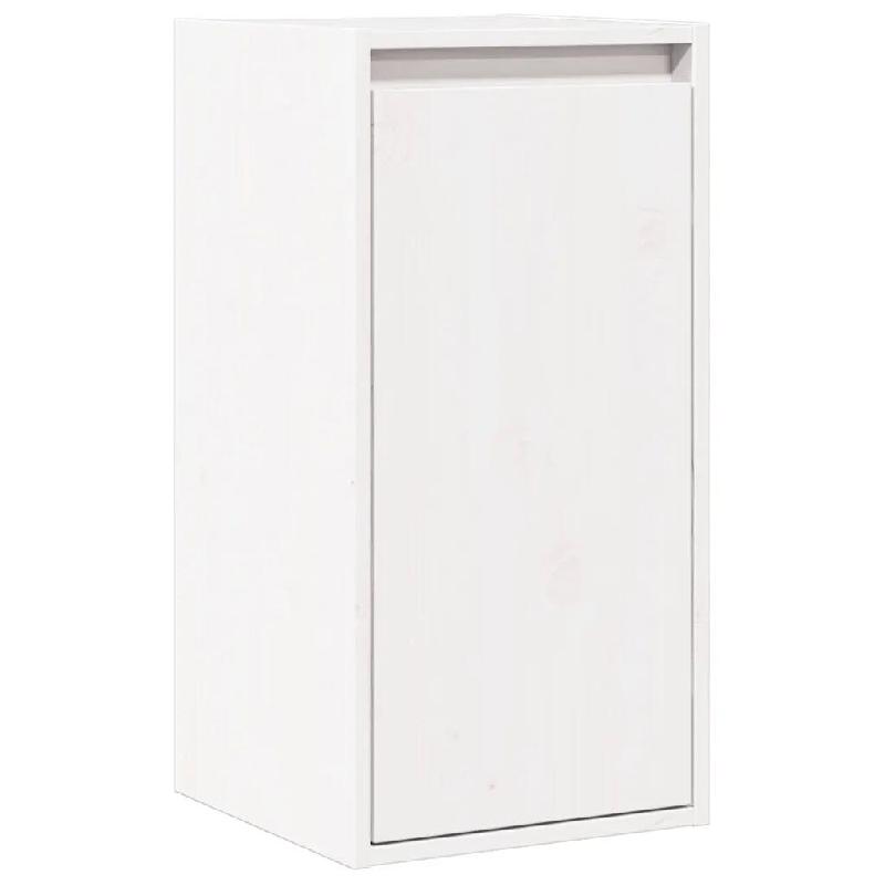 Helloshop26 - Armoire murale design moderne pratique 30 x 30 x 60 cm en bois de pin massif blanc 02_0048089 - blanc Bois massif 3000235104297_0