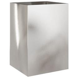 Helloshop26 - Jardinière bac lit surélevé plantes fleurs terrasse jardin argenté 52 x 48 x 75 cm acier inoxydable Argent 02_0038073 - 3000214065908_0