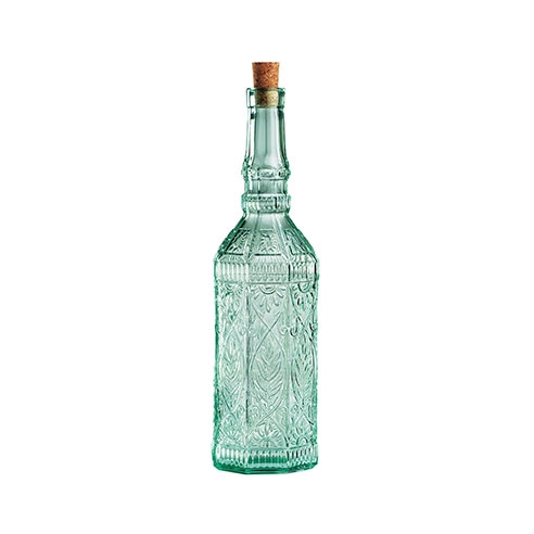 HUILIER / VINAIGRIER EN VERRE TEINTÉ VERT TRANSPARENT 71 CL 8 X 8 X 31 CM - BORMIOLI ROCCO - COUNTRY HOME
