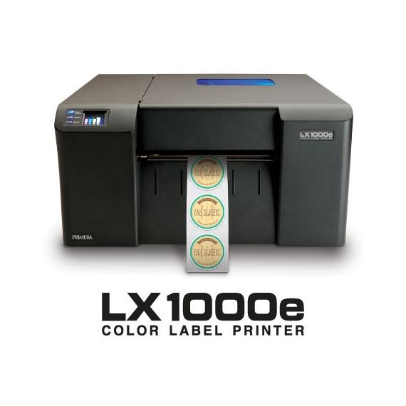 Imprimante d'étiquettes jet d'encre couleur Primera LX1000e - Haute résolution 4800 dpi - Encres CMJN résistantes à l'eau et aux UV_0