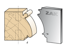 JEU DE 2 FERS ZAK531404 HAUTEUR 50MM
