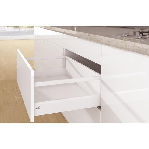KIT TIROIR TRINGLES ARCITECH-PROFIL H94MM-DOS H218 MM-BLANC-L300 MM HETTICH