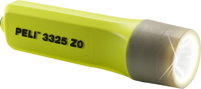 Lampe torche LED professionnelle Peli 3325Z0 - compacte, ATEX Zone 0, 155 lumens, IPX7_0