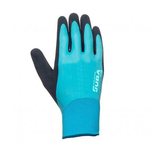 LOT DE 10 GANTS NITRILE ENDUCTION COMPLÈTE LATEX H259 - BLEU - TAILLE 11 JUBA