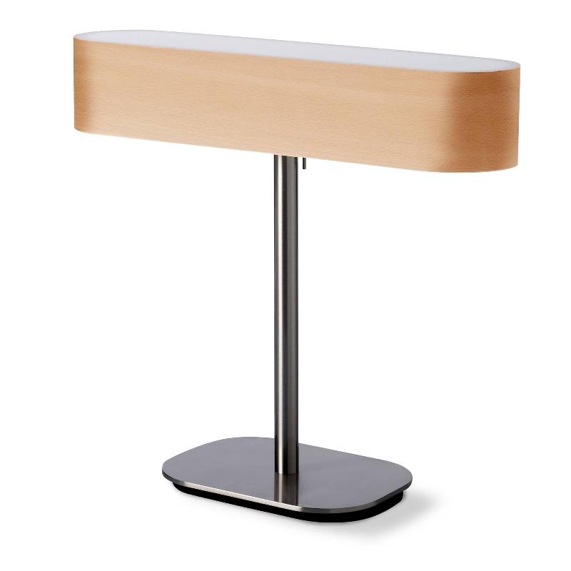 LZF LAMPS LZF I-CLUB LAMPE DE TABLE LED, VARIATEUR, HÊTRE