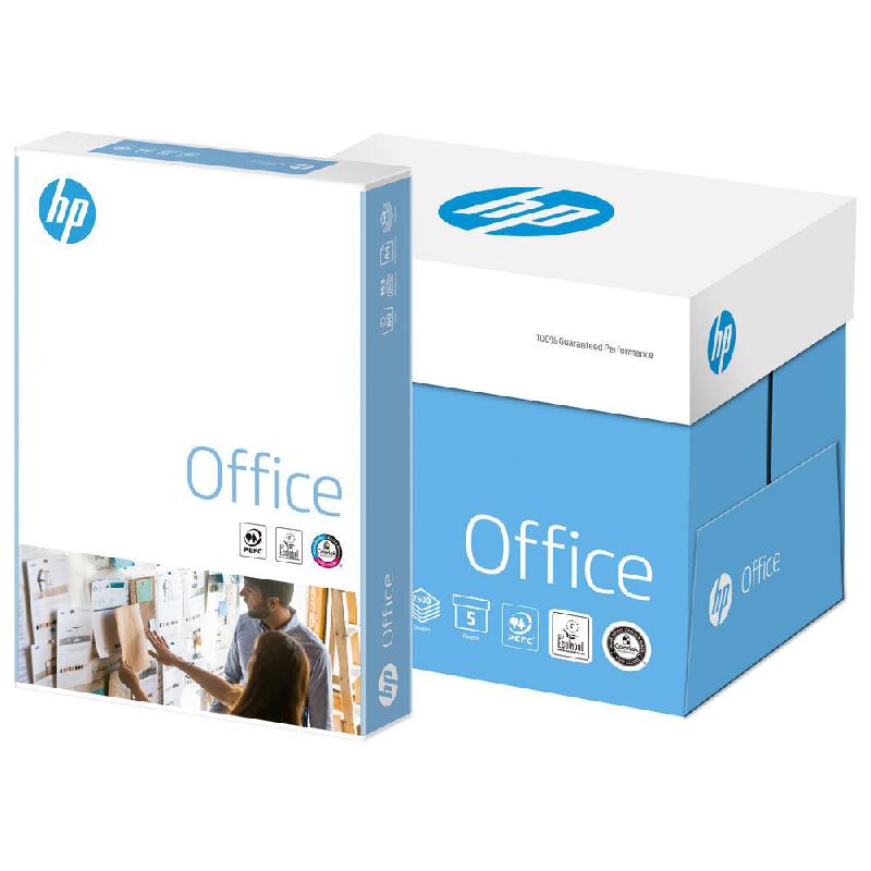 PAPIER HP OFFICE - 80G - A4 - CIE 153 - RAMETTE DE 500 FEUILLES - LOT DE 5