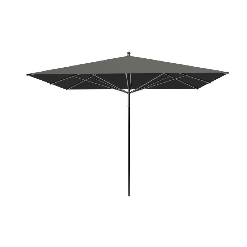 Parasol pour terrasse Pro Moorea carré 200 cm armature + toile + housse - anthra_0