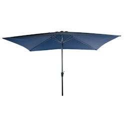 Parasol Rectangulaire Bleu Marine 2x3m 48mm - Aluminium - bleu PARARE049_1_0