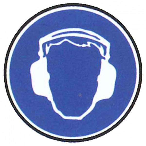 Pictogramme casque anti bruit obligatoire