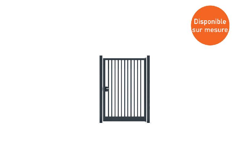 Portillon barreaudage rond - 1000 / 1700_0